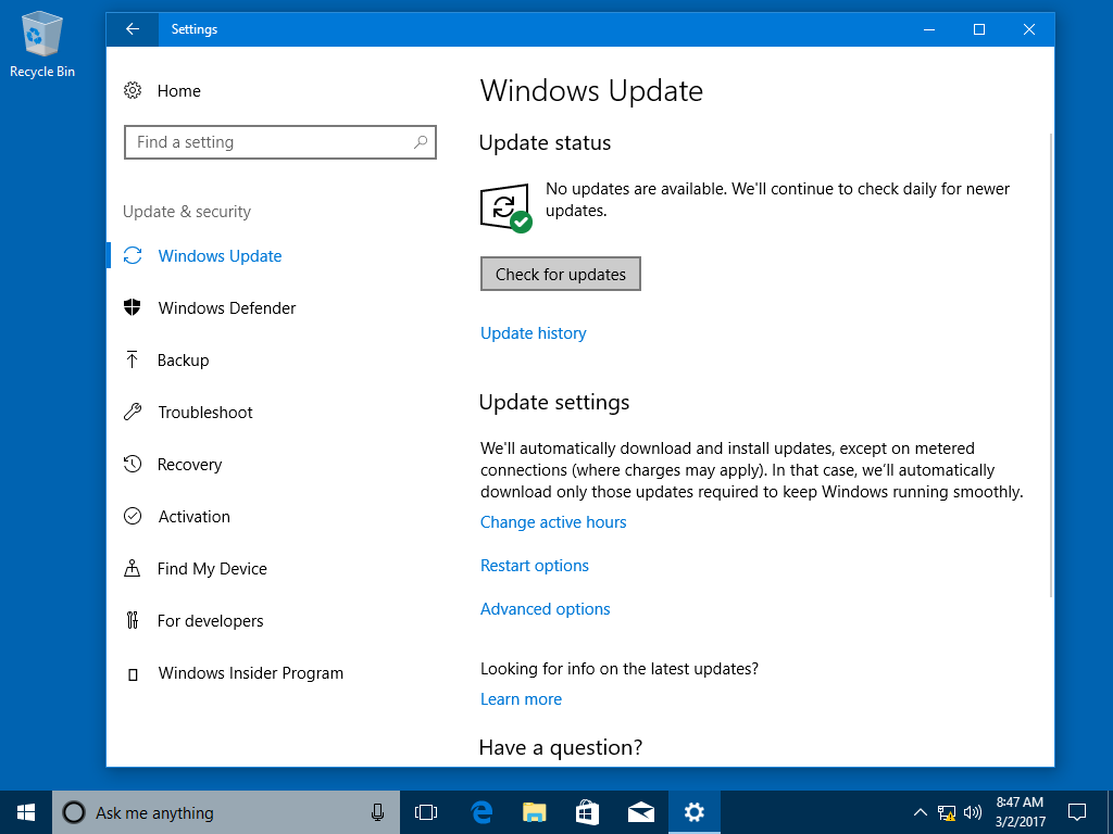 how big is the windows 10 download