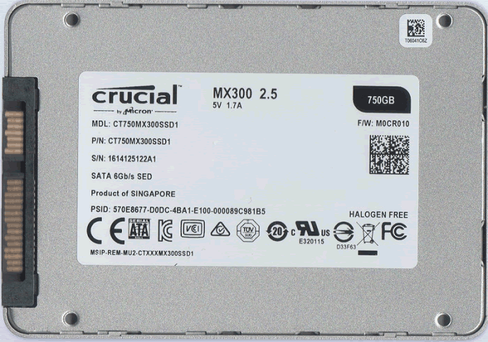 Crucial MX300 750GB Limited edition SSD review