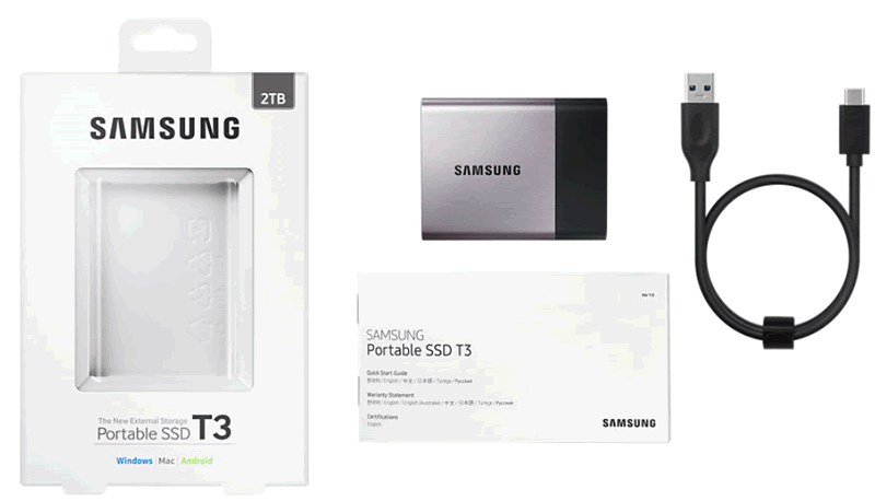 Samsung T3 2TB External USB3 SSD Review
