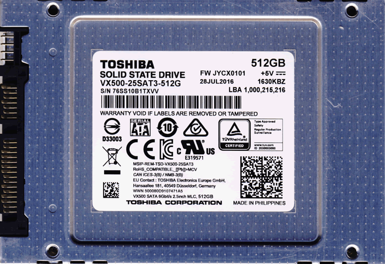 Toshiba OCZ VX500 512GB SSD Review